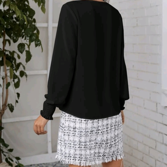 2 PC outfit tweed skirt and top - Picture 3 of 8